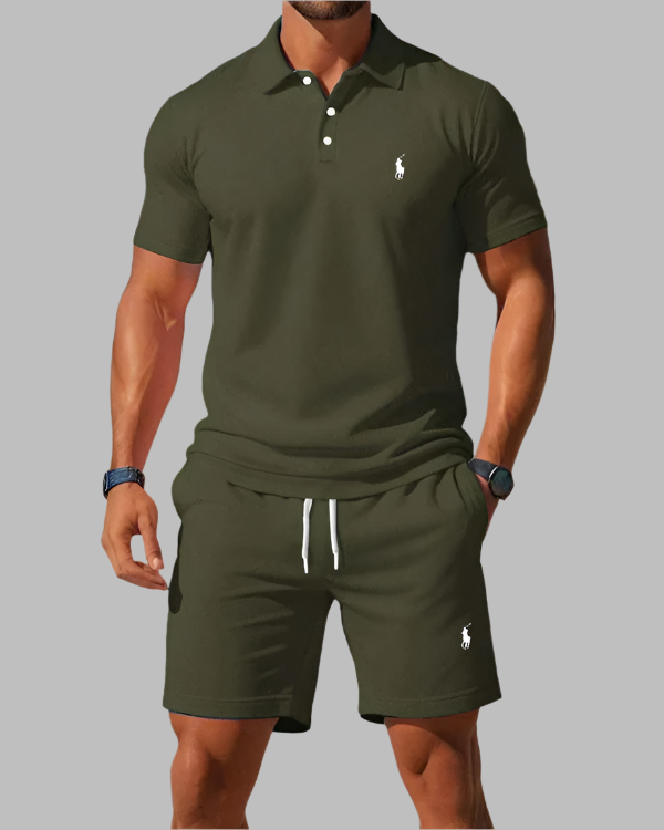 Ꮢalph Ⅼauren - Set da uomo - Tshirt + pantaloncini in omaggio