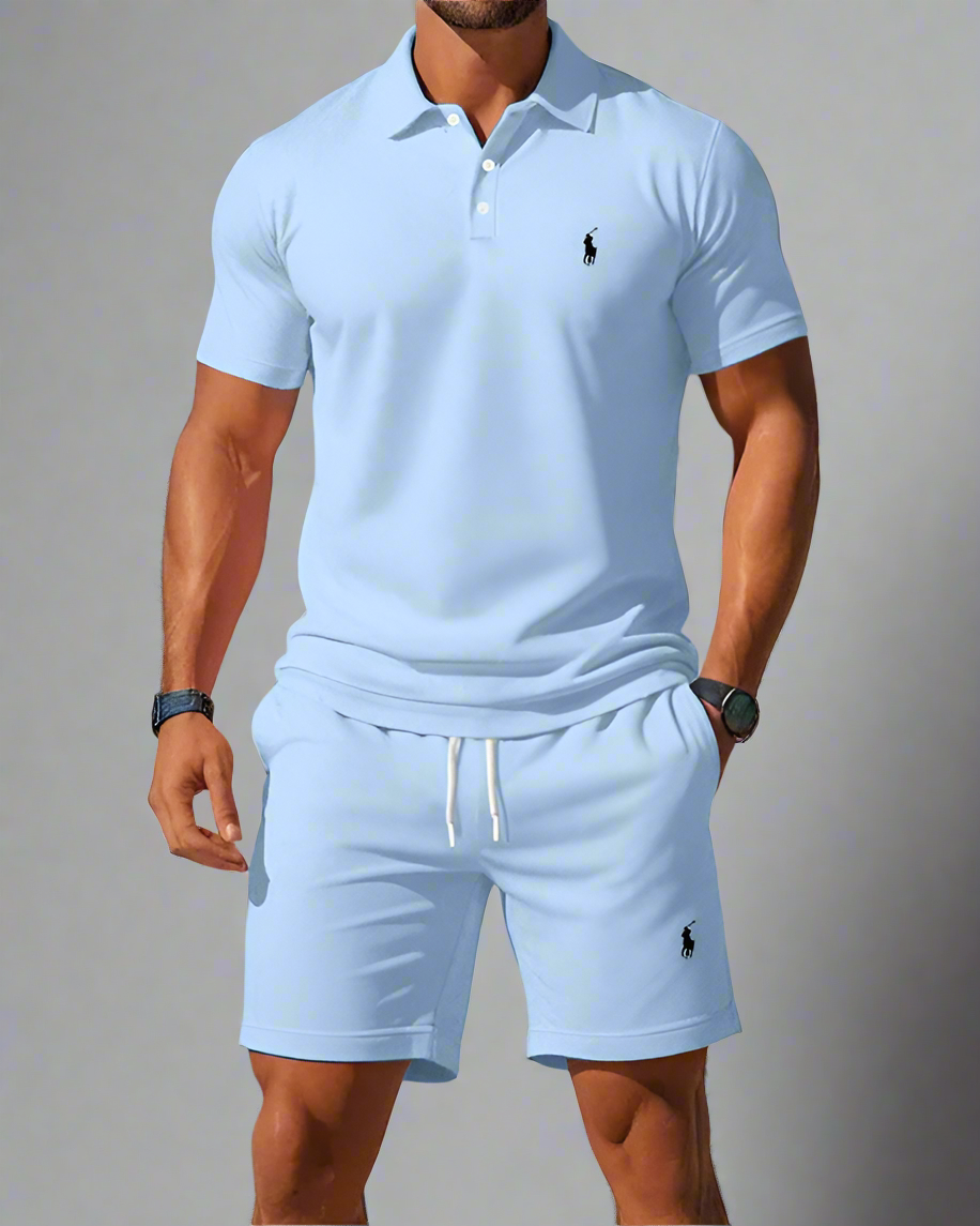 Ꮢalph Ⅼauren - Set da uomo - Tshirt + pantaloncini in omaggio